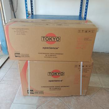 Aire Acondicionado Tipo Split Marca Tokyo Potencia Btu 12 Con Kit Instalacion Con Control Modelo Aatoem123-12chr1 Nuevo Sin Uso Con Caja Acc Con Kit Instalacion
