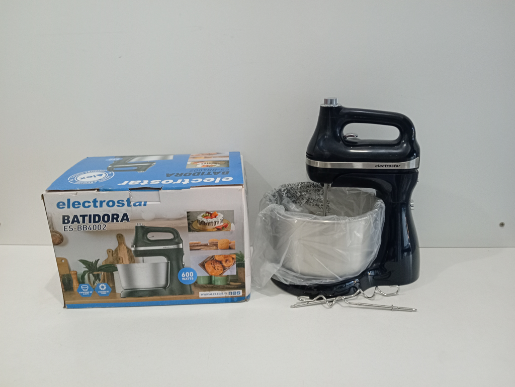 Batidora Marca Electrostar Modelo Es-Bb4002 Usado En Buen Estado Acc Con 3 Bastidores