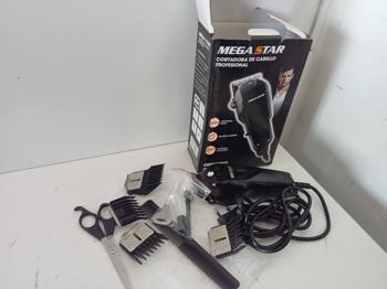 Maquina De Cortar Cabello Marca Mega Star Modelo Gweo34mkii Usado En Buen Estado Acc 4 Reguladores Aceite Cepillo Peine TijeraCaja
