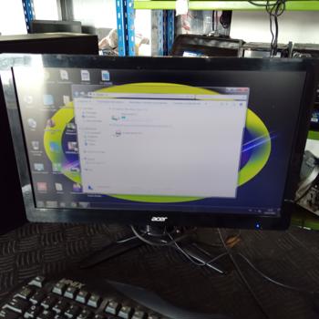 Monitor P/ Computadora Lcd Marca Acer Modelo G196hql Usado En Buen Estado De 19 '' Acc: Base Trasformador D3500307 Cable Cte Y Vga