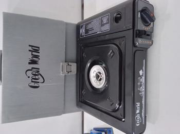 Cocina A Gas Marca Green World Modelo No Tiene Usado Con Desgaste Acc 1 Hornalla Portatil En CajaEncendido Automtic