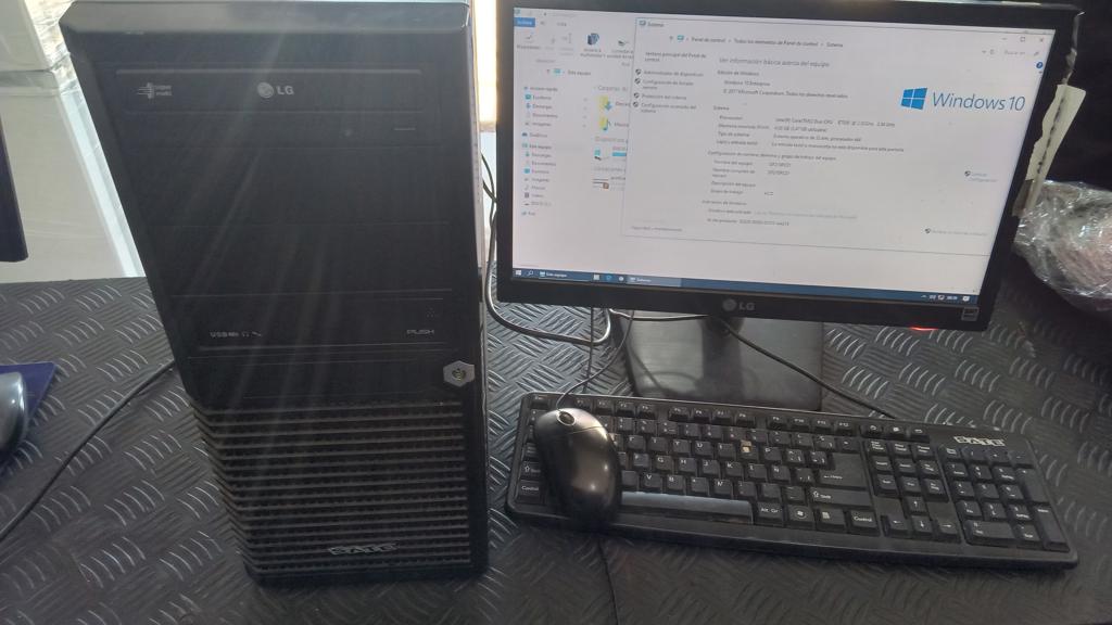 Cpu Para Computadora Marca Sate Modelo No Tiene Procesador Intel Core Duo E7500 2.94ghz Con No Tiene Memoria Ram 4 Gb Color Negro Disco Duro 128 Gb Acc Cable Cte Y Lector Lg Tecladoy Mouse Alambricos Sate