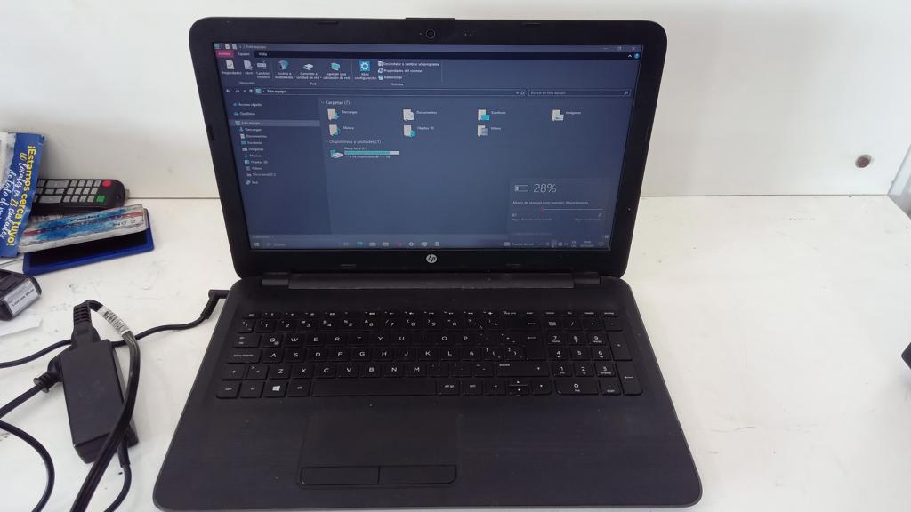 Notebook Marca Hp Modelo Rtl8723be Procesador Intel Celeron Cpu N3060 Memoria Ram 4 Gb Disco Duro 111 Gb Generacion 3 Acc CargadorSsd