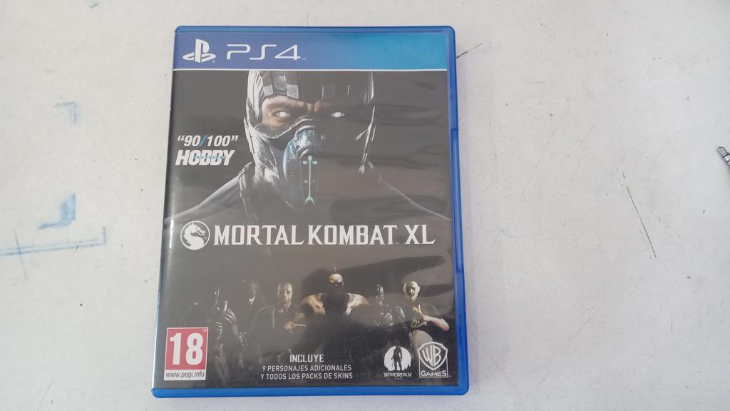 Discos De Juegos Para Ps4 Para Play 4 Título Mortal Kombat Xl Usado En Buen Estado Con Caja Acc No Tiene