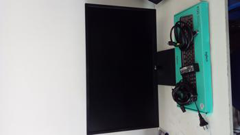 Monitor P/ Computadora Led Marca Lg De 27 '' Modelo 27mk400h-B Usado En Buen Estado Acc Base Trasformador 0250121 Tecladp Logitec Alambrico Caja Cable Hdmi