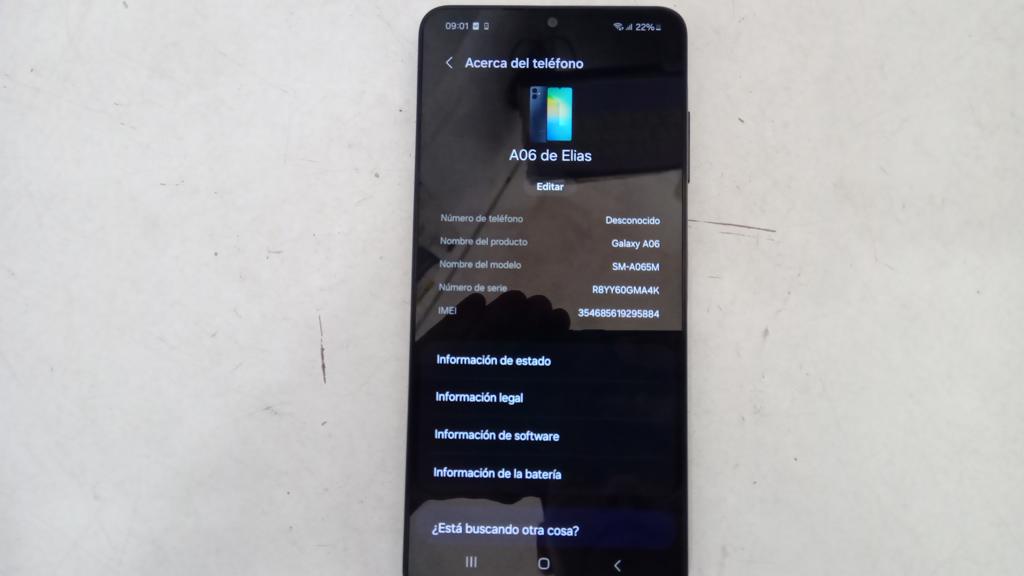 Celular Marca Samsung Modelo Sm-A065m Memoria Ram 4 Gb Almacenamiento Interno 128.000 Gb Acc No Tiene