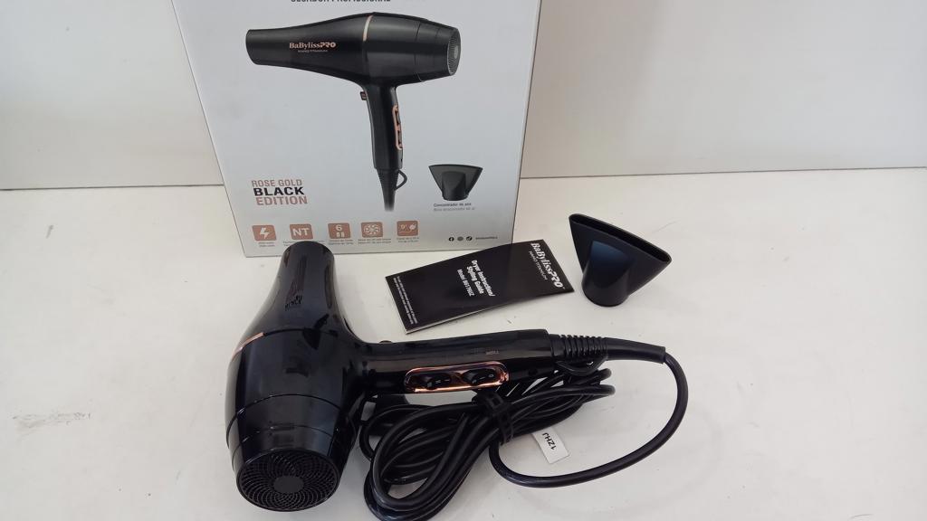 Secador De Pelo Marca -Babylisspro Modelo B6176uz Usado-En-Buen-Estado Acc 1 Pico 1manual