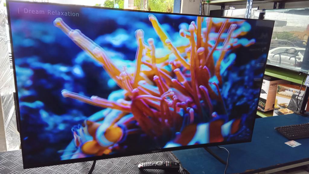 Televisor Led Smart De 50 '' Marca Tokyo Modelo Tvtokkuf50gtv Con Control Usado En Buen Estado Acc Cable CorrienteCon Control