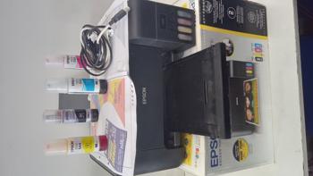 Impresora Marca Epson Modelo L3110 Usado-En-Buen-Estado Acc Cable UsbCable CorrienteCd InstalacionManualTinta Negro Cian Magenta Amarillo