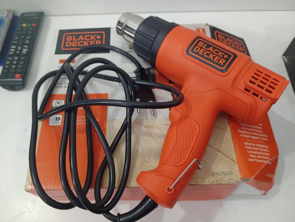 Pistola De Calor Marca Black Decker Modelo Hg1500 Con Caja Con No Tiene Acc No Tiene
