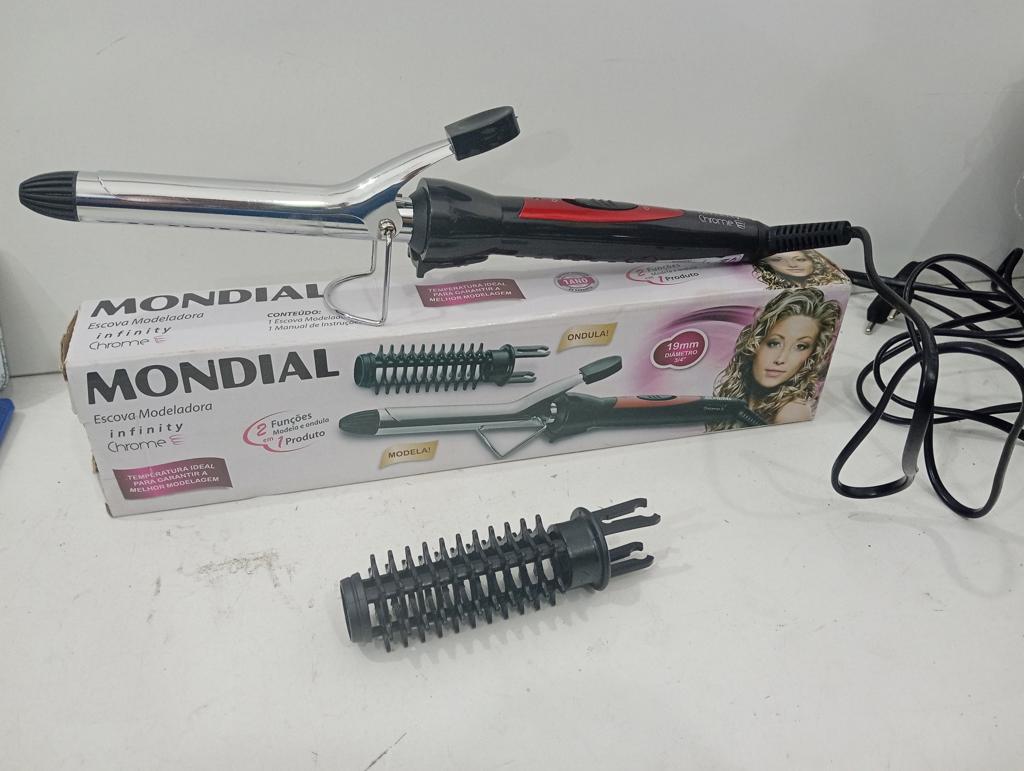Ondulador Para Cabello Marca Mondial Modelo Em-06 Usado En Buen Estado Con Acc De Plastico Acc No Tiene