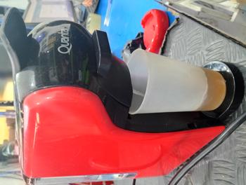 Cafetera Marca Quanta Modelo Qtcmc31 Usado En Buen Estado Acc Canasta De ResiduosTapaTanque De Agua