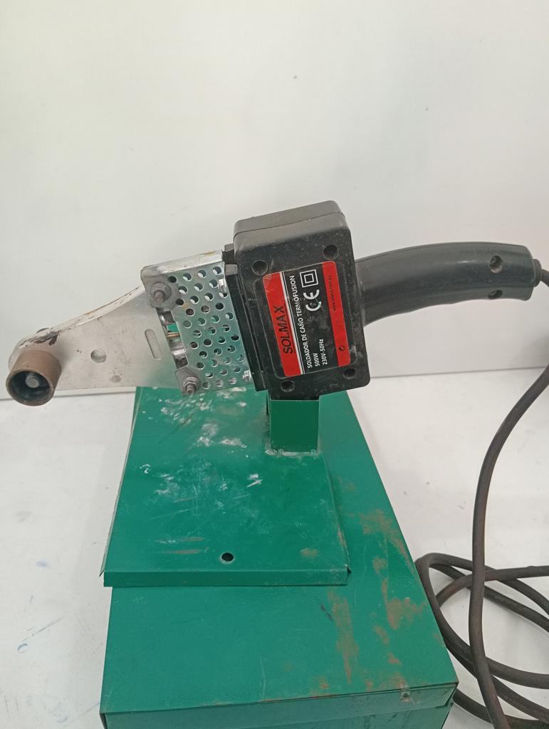 Termofusora Marca Solmax Modelo No Tiene Usado En Buen Estado Acc 1 Tarraja 1 Llave Alen Maletin 3 Medidas