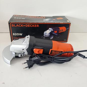 Pulidora Marca Black + Decker Modelo G720-B2c Tamaño 0115mm Usado En Buen Estado Acc Llave2 Discos Mango Protector
