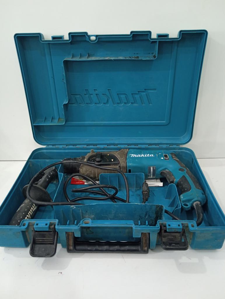 Rotomartillo Marca Makita. Modelo Hr2470 Usado En Buen Estado Con Mango Acc 4 Mechas