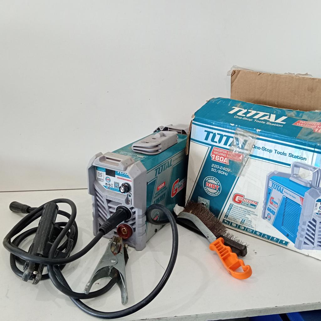 Soldador Marca Total Modelo Tw216028 Usado En Buen Estado Acc Cable Psitivo Cable Negativo Pinzas Sepillo De Petal 1 Paq Electrodos