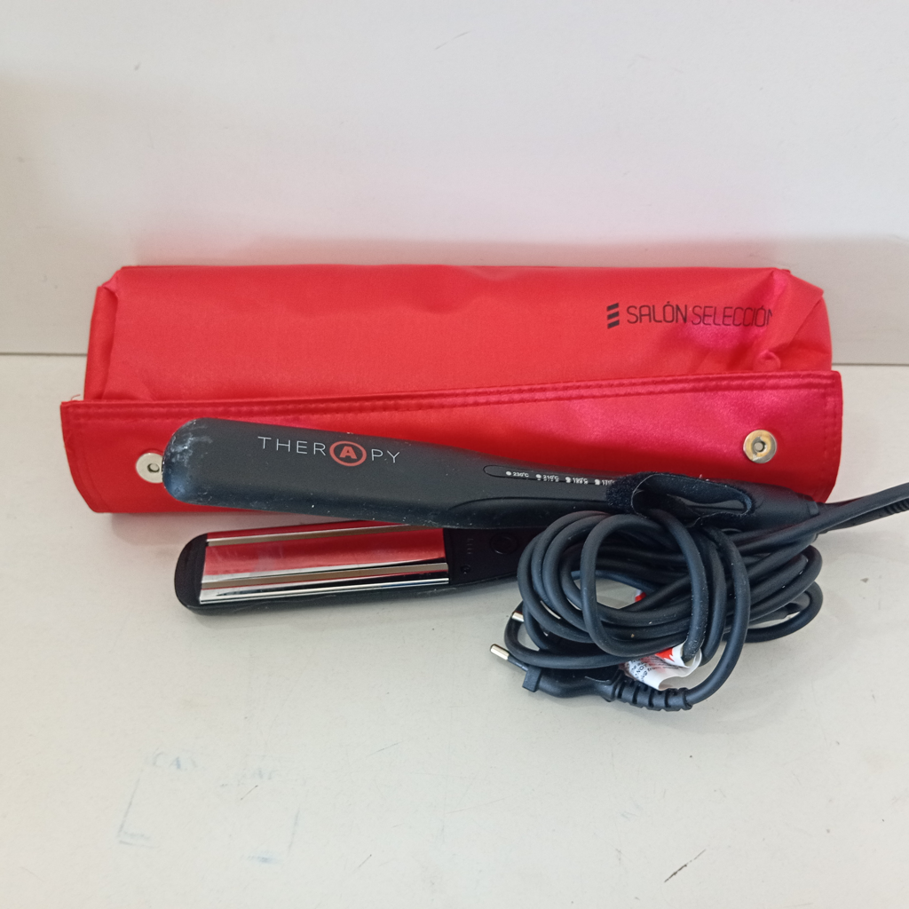 Planchita Para Cabello Marca Therapy Modelo 2aepltherapy Usado En Buen Estado Acc Estuche Rojo230°