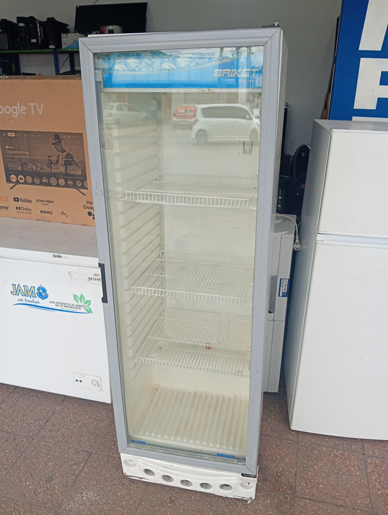 Visicooler Marca Briket Modelo M3200 Usado Con Desgaste Acc 3 ParrillaPuerta De Vidrio