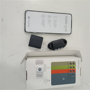 Celular Marca Motorola Modelo G06 Memoria Ram 4 Gb Almacenamiento Interno 128 Gb Imei 357.437.353.071.353 Acc Caja Cable Usb Cargador Funda Traparente