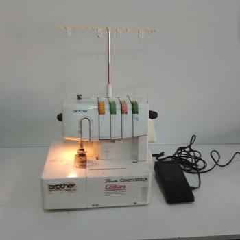 Maquina De Coser Familiar Tipo Overlock Marca Brother Modelo 2340cv Acc Pedal Con Cable Power