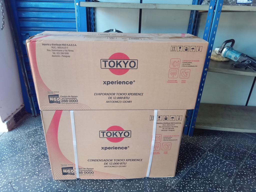 Aire Acondicionado Tipo Split Marca Tokyo Potencia Btu 12.000 Con Kit Instalacion Con Control Modelo Experience Nuevo Sin Uso Con Caja Acc No Tiene