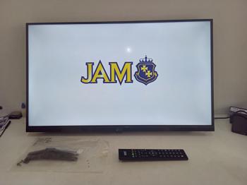 Televisor Led Convencional De 32 '' Marca Jam Modelo Ultraslim -32gf Usado En Buen Estado Con Control Con Caja Acc PatitasTornillos