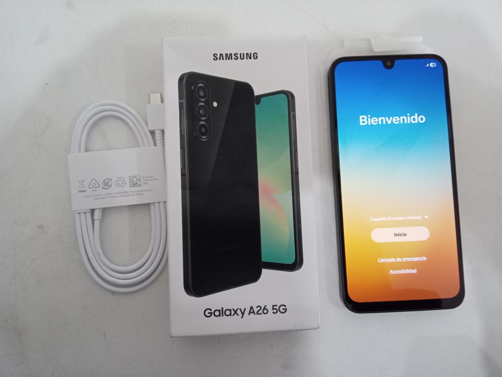 Celular Marca Samsung Modelo A26 5g Memoria Ram 8 Gb Almacenamiento Interno 256 Gb Acc Cable Usb CargadorSin Lamina Ni Protector