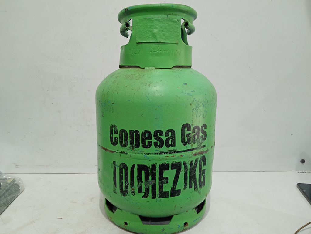 Garrafa Cap 10 Kg. Marca Copesa Gas Usado En Buen Estado Color Verde Acc No Tiene