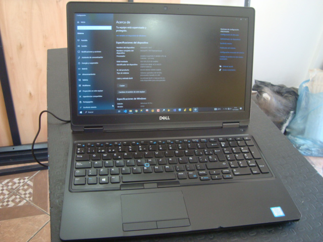 Notebook Marca Dell Modelo Latitude 5590 Procesador I7 Memoria Ram 16 Gb Disco Duro 256 Gb Acc No Tiene
