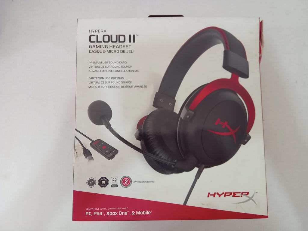 Auricular Marca Hyperx Modelo Cloud 2 Usado Con Desgaste Con No Tiene Acc Adaptador Usb En Caja