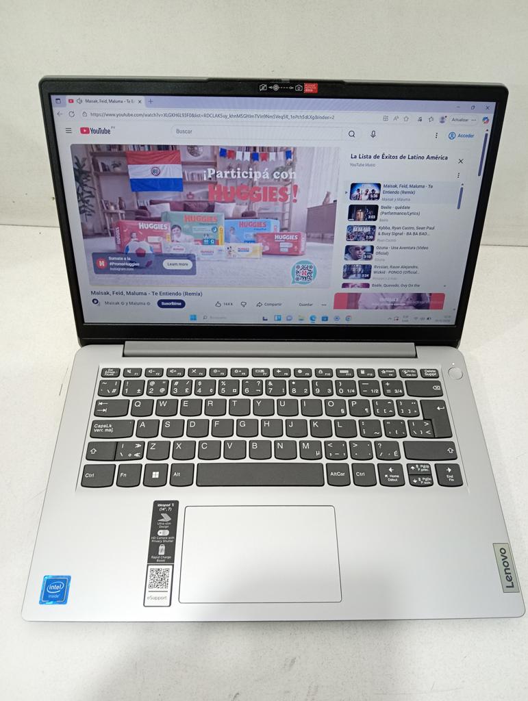 Notebook Marca Lenovo Modelo No Tiene Procesador Celeron Memoria Ram 4 Gb Disco Duro 118 Gb Generacion No Tiene Acc No Tiene