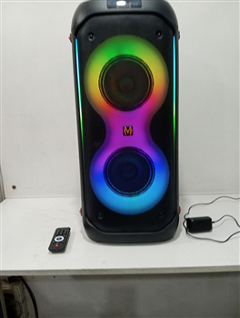 Caja De Sonido Amplificada Marca M Modelo Party Box710 Con Control Usado En Buen Estado Acc No Tiene