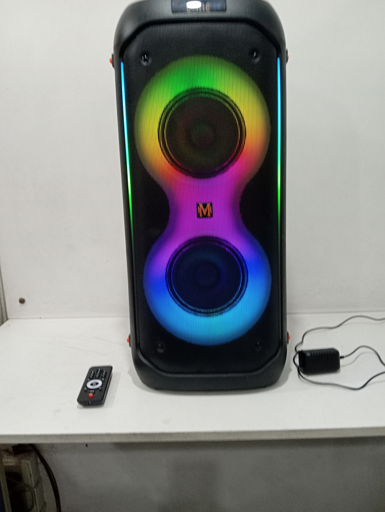 Caja De Sonido Amplificada Marca M Modelo Party Box710 Con Control Usado En Buen Estado Acc No Tiene