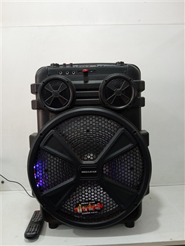Caja De Sonido Amplificada Marca Mega Star Modelo Spadj153bt11 Sin Control Usado En Buen Estado Acc ControlCargador
