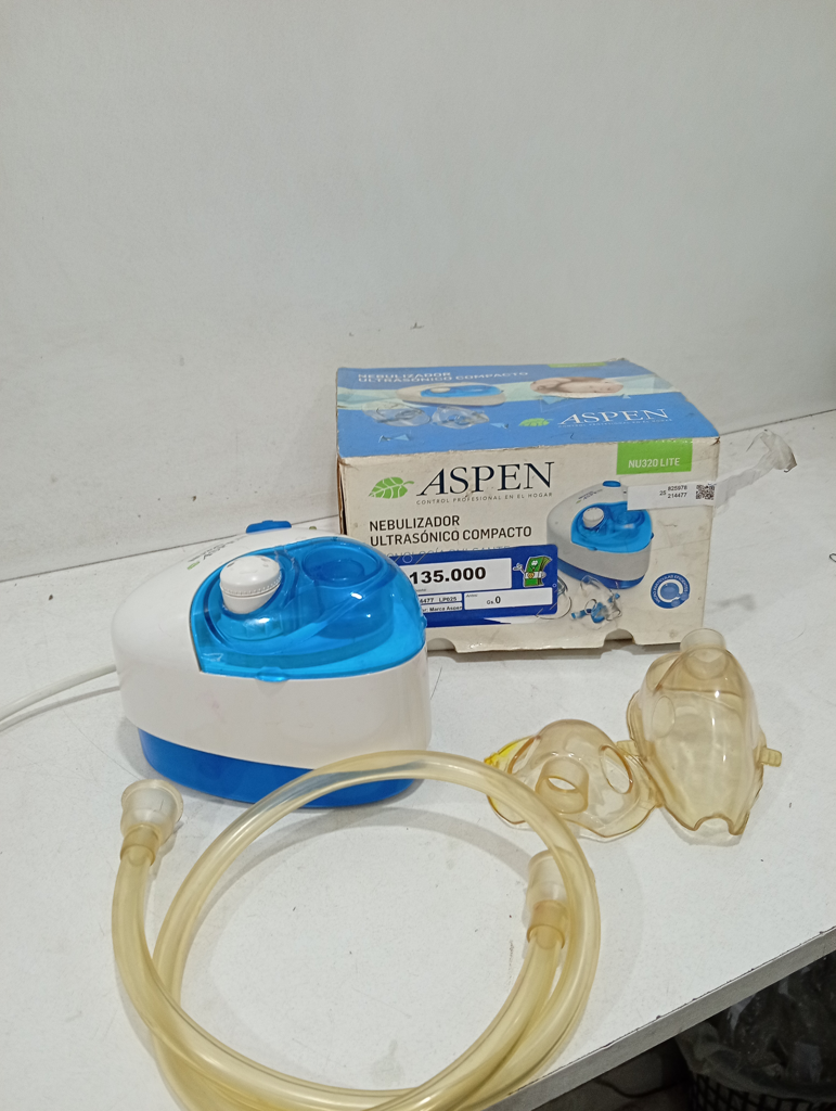 Nebulizador Marca Aspen Modelo Nu320 Usado Con Desgaste Acc 1 Caño 2 MascarillasEn CajaManual