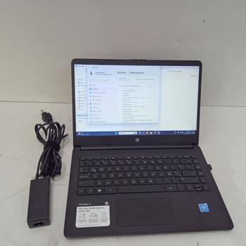 Notebook Marca Hp Modelo 14-Dq0526la Procesador Celeron N4120 Memoria Ram 4 Gb Disco Duro 120 Gb Generacion No Tiene Acc Cargador