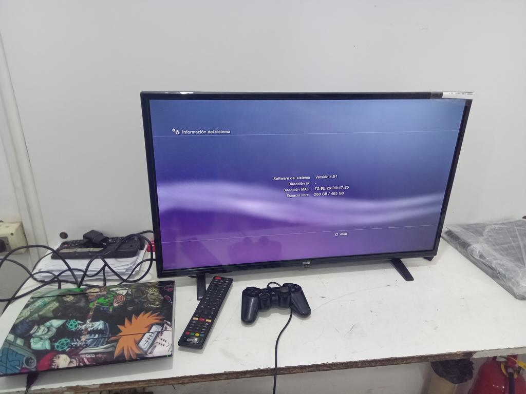 Juego Electronico Ps3 Marca Sony Modelo Cech-4204c Sin Caja Disco Duro 465 Gb Sin Control Usado En Buen Estado Acc Cable HdmiCable CorrienteCable UsbUn Control
