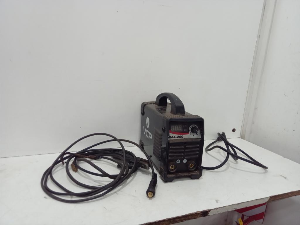 Soldador Marca Vcp Modelo Mma-200 Usado Con Desgaste Acc Con Pico Para Soldar Y Una Punta De Hierro Para Negativo