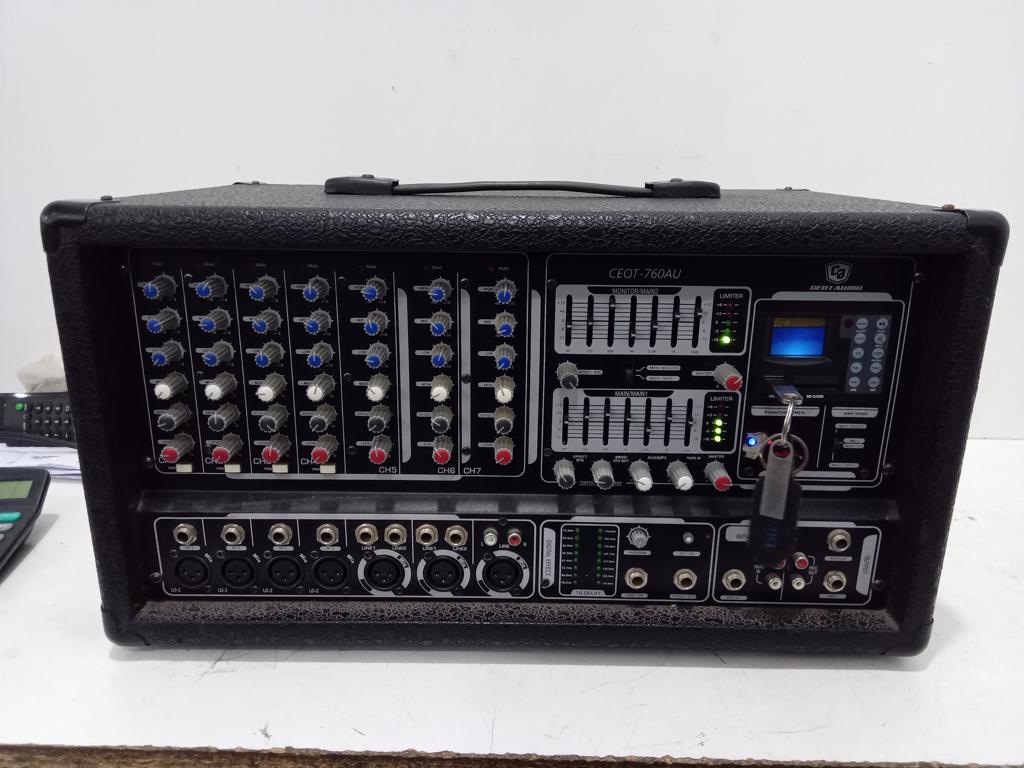 Consola De Sonido Marca Ceot Audio Modelo Ceot-760au Usado En Buen Estado Acc No Tiene