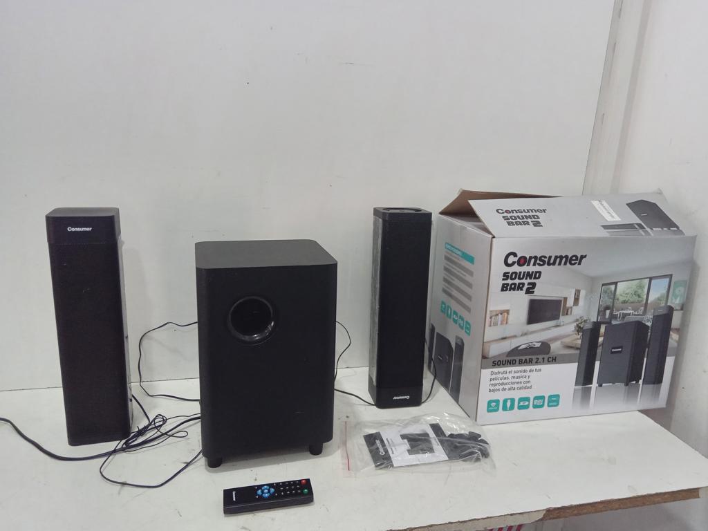 Foto 3 de Barra De Sonido Marca Consumer Modelo Sound Bar 2 Usado En Buen Estado Con No Tiene Acc Con Control
