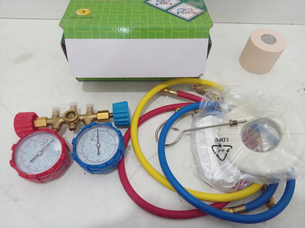 Manometro Para Refrigeracion Marca Brass Modelo No Tiene Usado En Buen Estado Acc En Caja
