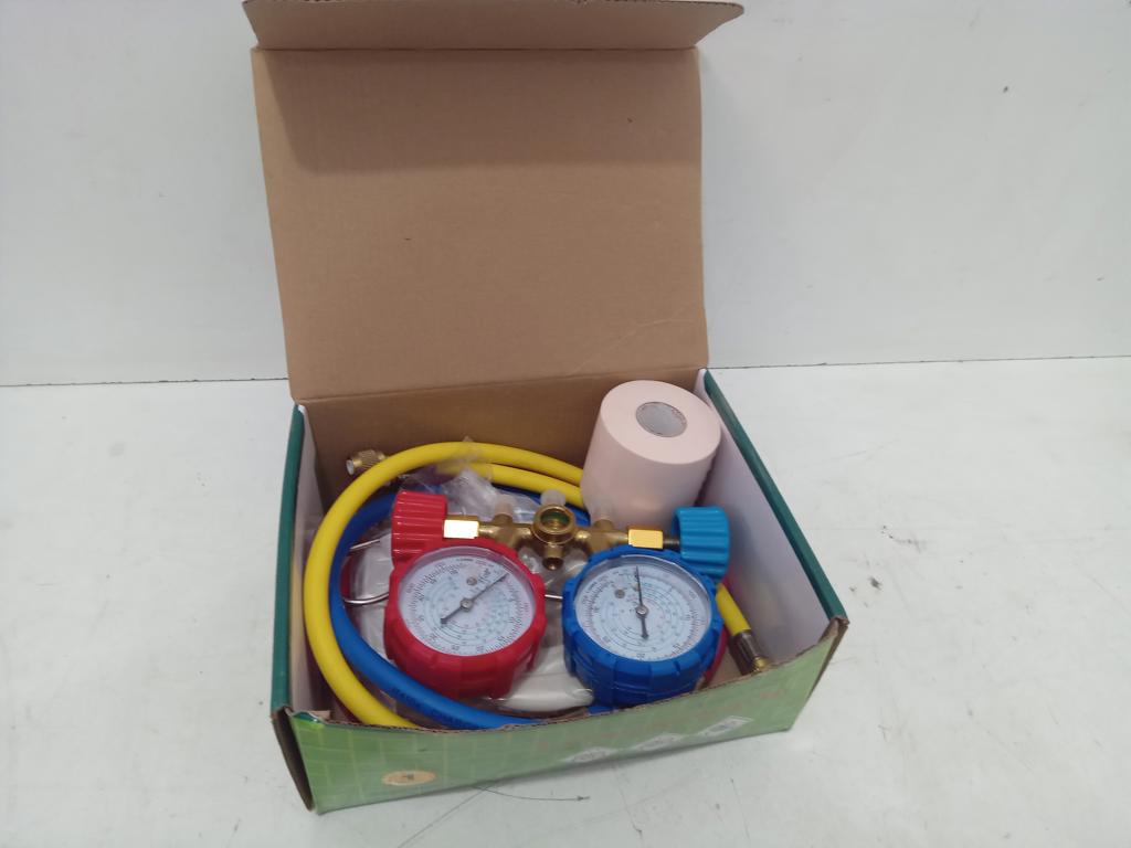Foto 3 de Manometro Para Refrigeracion Marca Brass Modelo No Tiene Usado En Buen Estado Acc En Caja