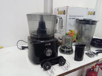 Multiprocesador 2 Velocidades Marca Jam Modelo Mj-900w Usado En Buen Estado Acc Con Licuadora Y Varios Accesorios En Caja