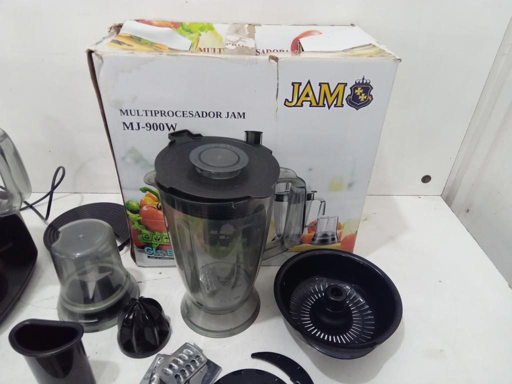 Foto 2 de Multiprocesador 2 Velocidades Marca Jam Modelo Mj-900w Usado En Buen Estado Acc Con Licuadora Y Varios Accesorios En Caja