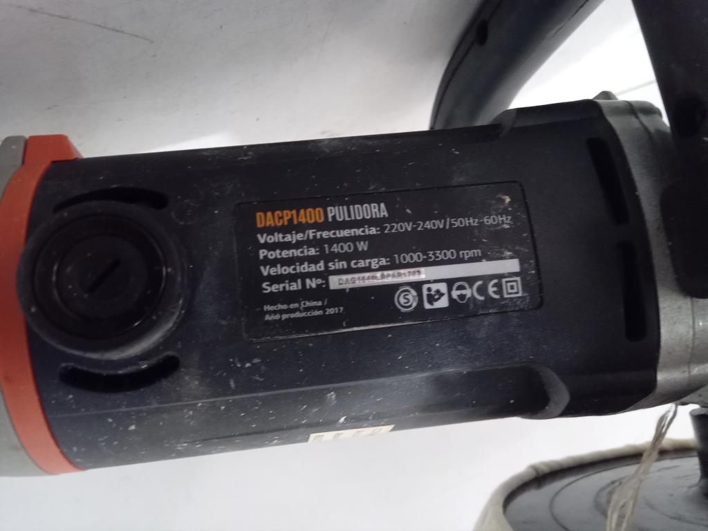 Pulidora Marca Daewood Modelo Dacp1400 Tamaño Mediano Usado En Buen Estado Acc Con Pulma