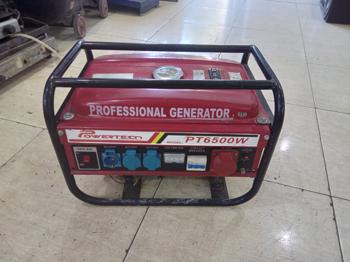 Generador Electrico Marca Powertech Modelo Pt6500w Usado En Buen Estado Potencia En Kva 6500 Acc No Tiene
