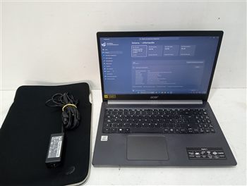 Notebook Marca Acer Modelo Aspire 5 Procesador Intel Core I3-1011ou Memoria Ram 8 Gb Disco Duro 465 Gb Generacion 10 Acc Con Estuche Liso Color Negro