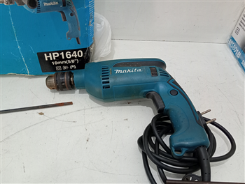 Taladro Marca Makita Modelo Hp1640 Usado En Buen Estado Acc Con Llave Y Regla
