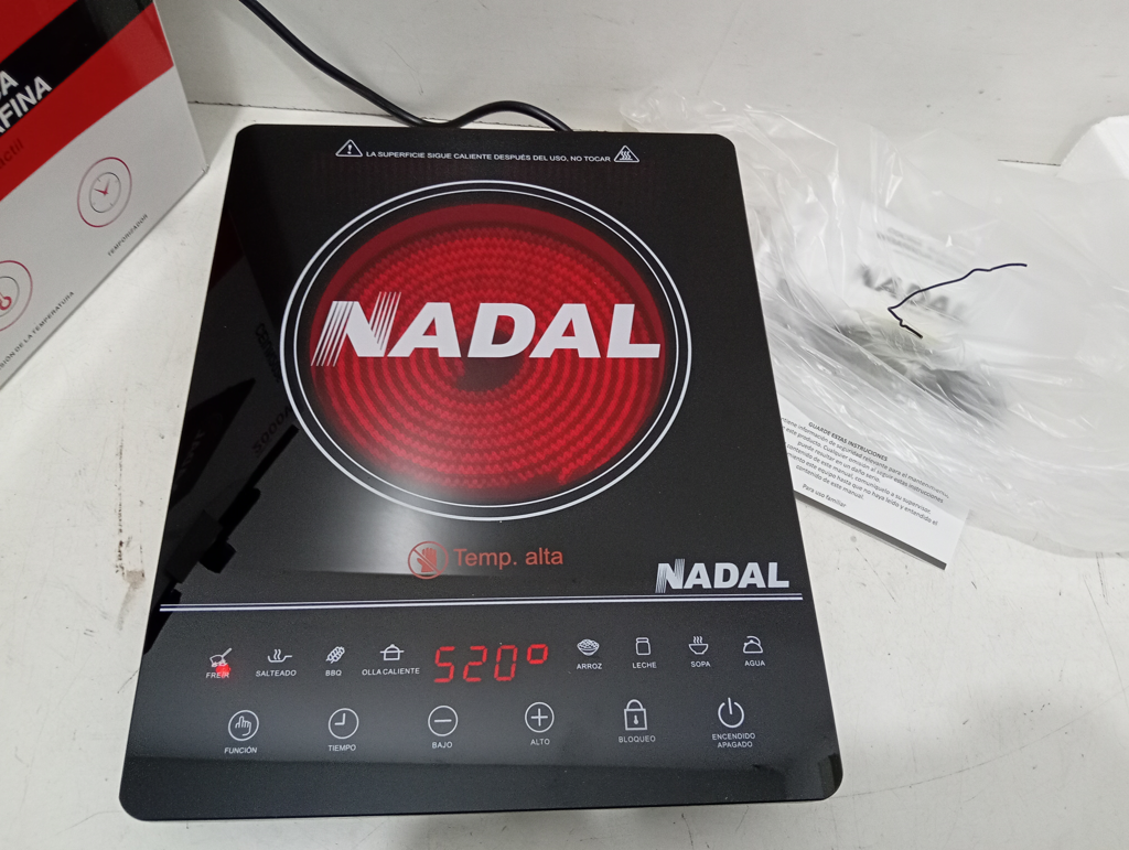 Cocina Electrica Tipo Inducción Marca Nadal Modelo Ciun2026 Usado En Buen Estado Acc No Tiene