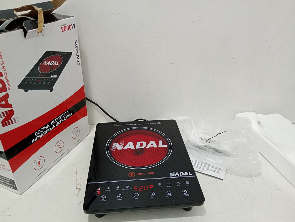 Foto 2 de Cocina Electrica Tipo Inducción Marca Nadal Modelo Ciun2026 Usado En Buen Estado Acc No Tiene